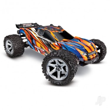 Traxxas TRX6707-4-ORNG Rustler VXL 1:10 4X4 Stadium Truck